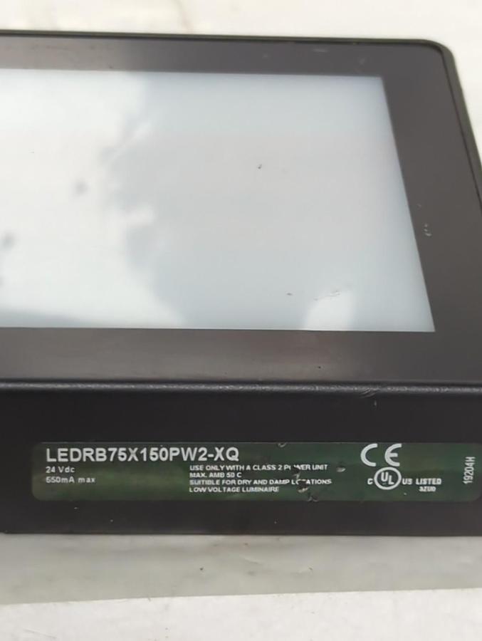 Used BANNER,LEDRB75X150PW2-XQ,BACK LIGHT 24VDC 550mA MAX PRE-OWNED