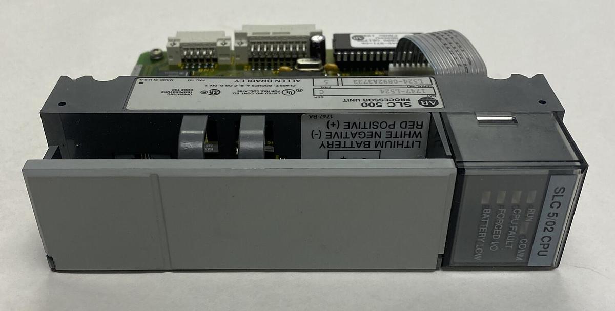 Used ALLEN BRADLEY,1747-L524,SER C FRN 5 PROCESSOR MODULE