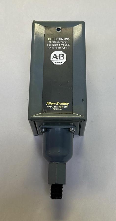 Used ALLEN BRADLEY,836-C7A,PRESSURE CONTROL SWITCH
