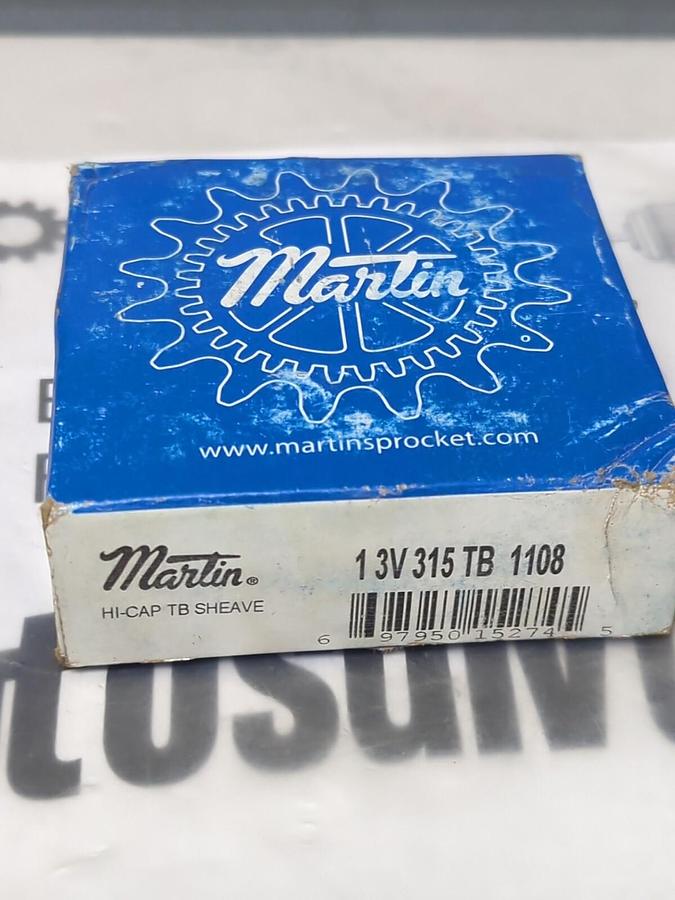 MARTIN,1 3V 315 TB 1108,HI-CAP TB SHEAVE NOS