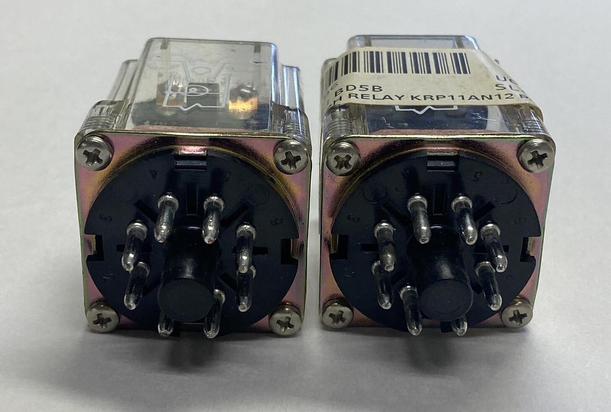 POTTER & BRUMFIELD,KRP-11AN-12,RELAY LOT OF 2 NOS