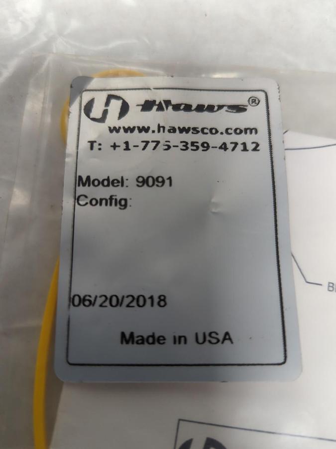 HAWS,9091,DUST CAP PLASTIC YELLOW FOR EYE WASH STATION NOS