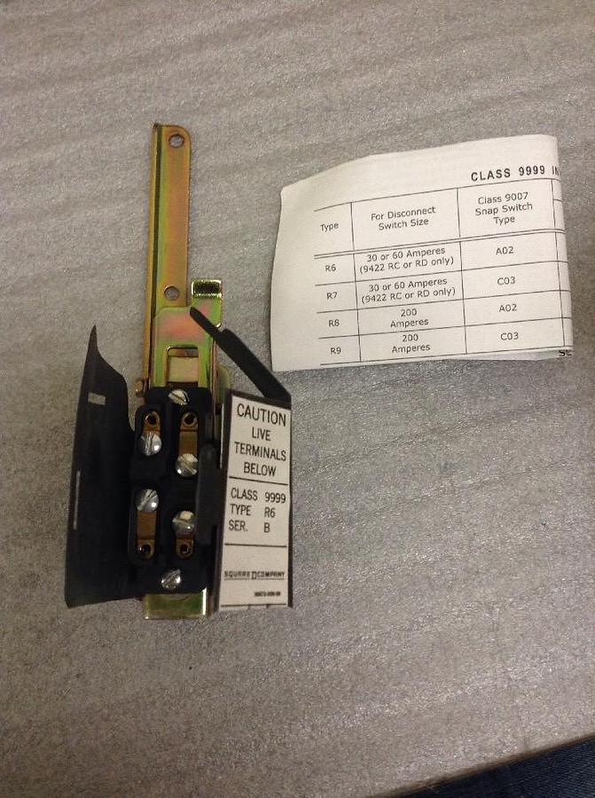 Square D,9999-R6,Electrical Interlock  Series B