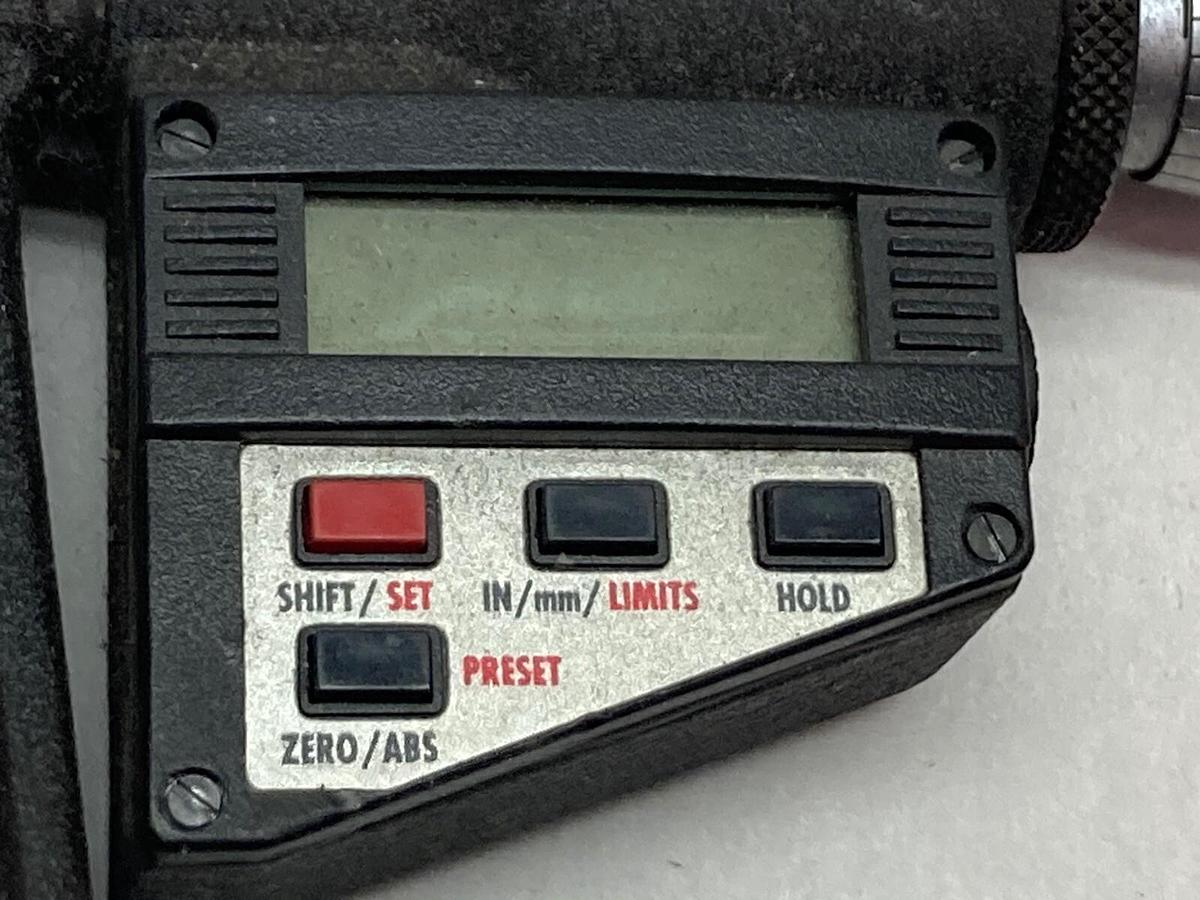 Used Starrett,764,Digital Deep Throat Sheet Metasl Micrometer