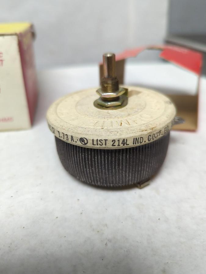 OHMITE,RGS25R,ALL CERAMIC RHEOSTAT 75 WATT 25 OHMS NOS