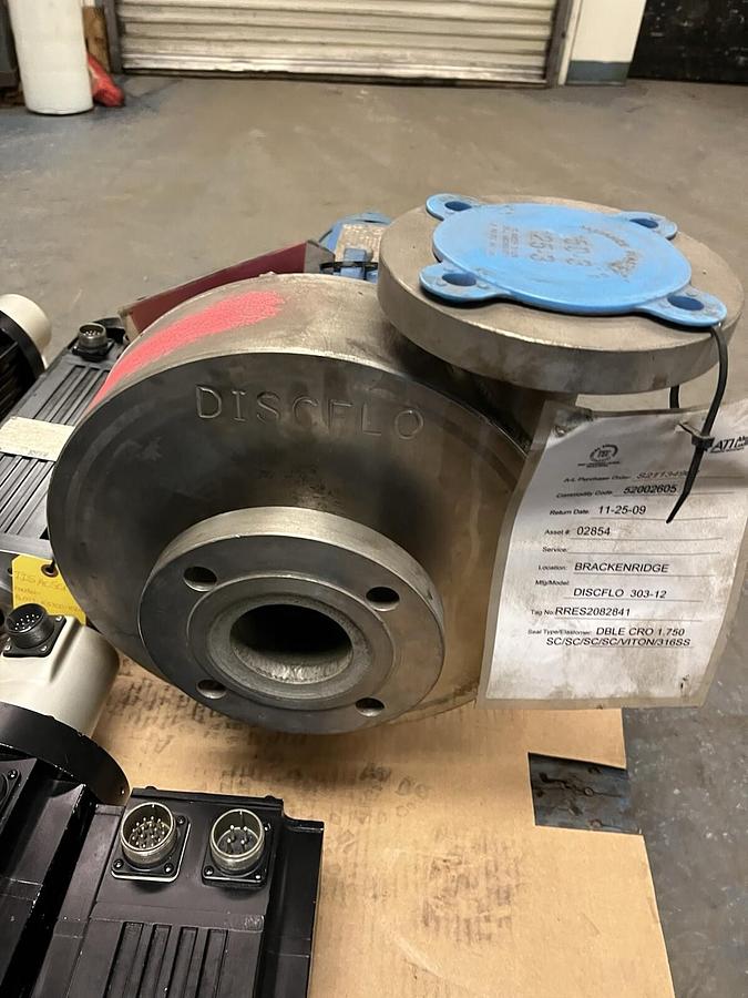 Used DISCFLO,6401,CENTRIFUGAL PUMP 3"X3"