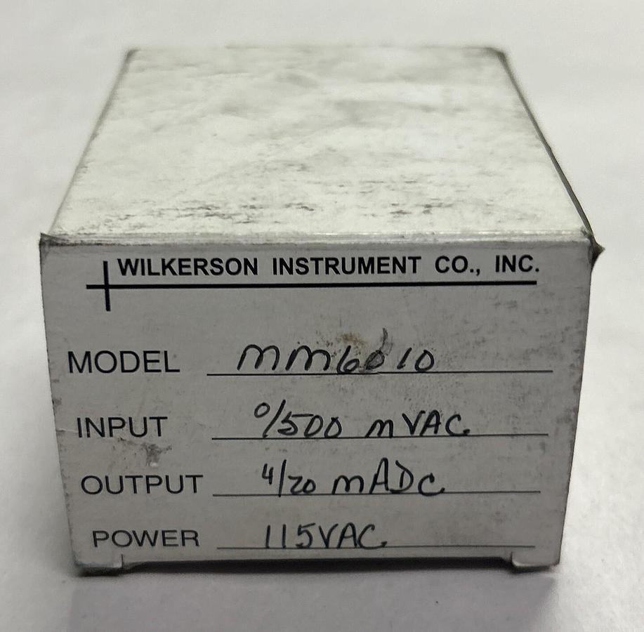 Used WILKERSON INSTR CO MIGHTY MODULE,MM6010,SIGNAL CONDITIONER TRANSMITTER NEW