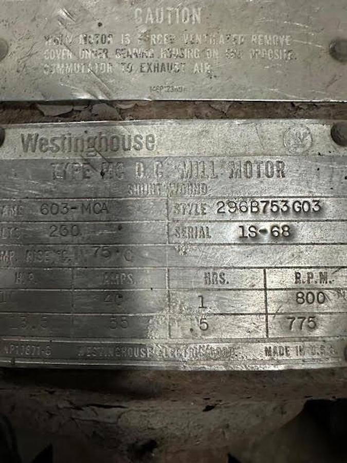 Used Westinghouse MC603 MCA
