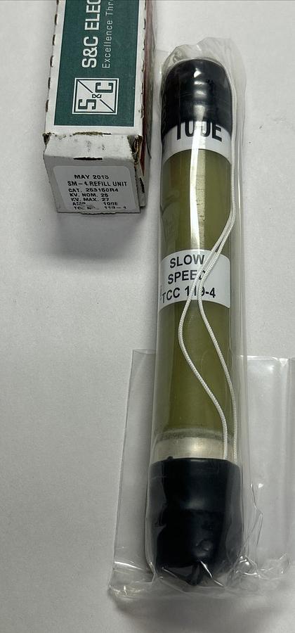Used S&C ELECTRIC,253150R4,SM-4 FUSE REFILL 100EA 25KV NEW