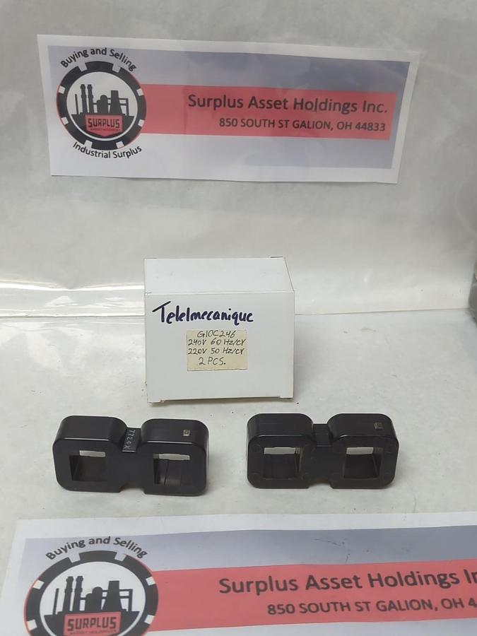 Used TELEMECANIQUE,G10C246,COIL 240V 60HZ/CY 220V 50HZ/CY PRE-OWNED