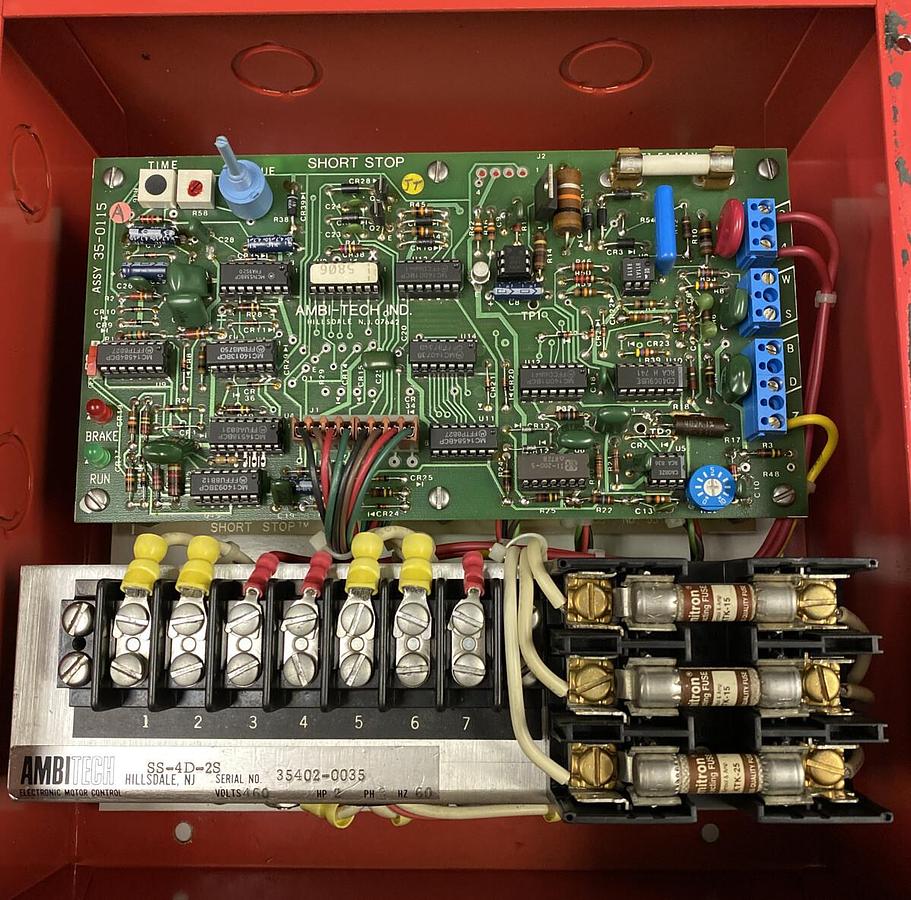 Used Ambitech,SS-4A-2WS,Short-Stop Motor Brake 460V 2HP HZ 60