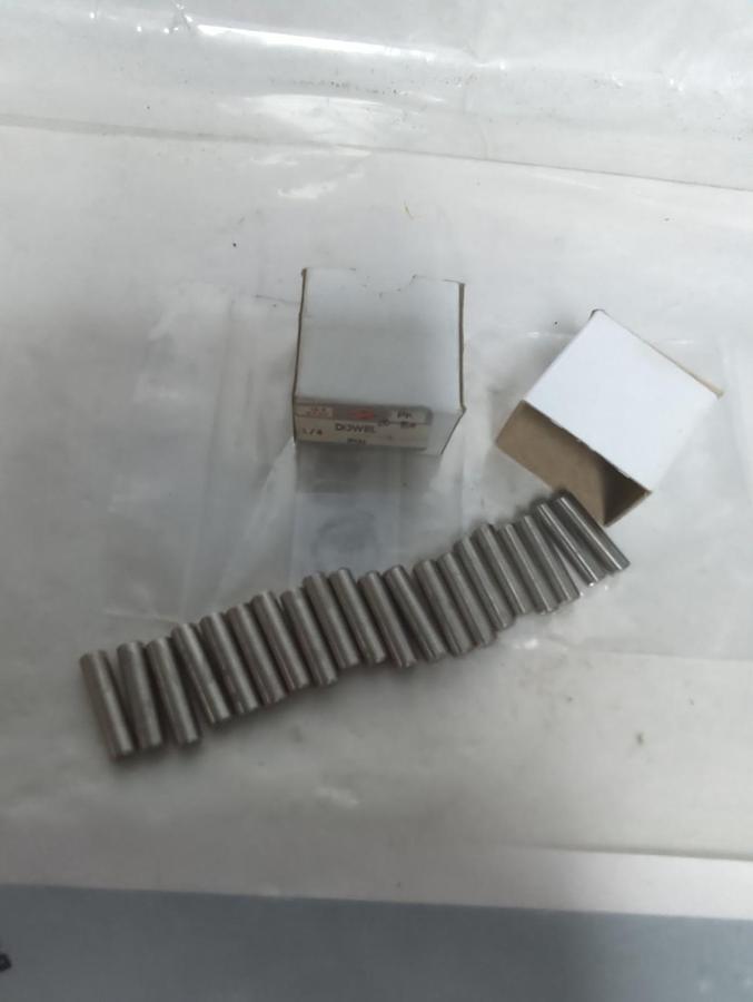 STANDARD FASTENINGS,1/4,DOWELS PINS 1/4 INCH PACK OF 20 PCS NOS
