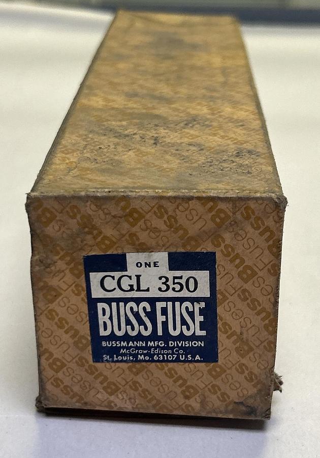 Used BUSSMANN,CGL-350,TRON FUSE 350A 600V NEW