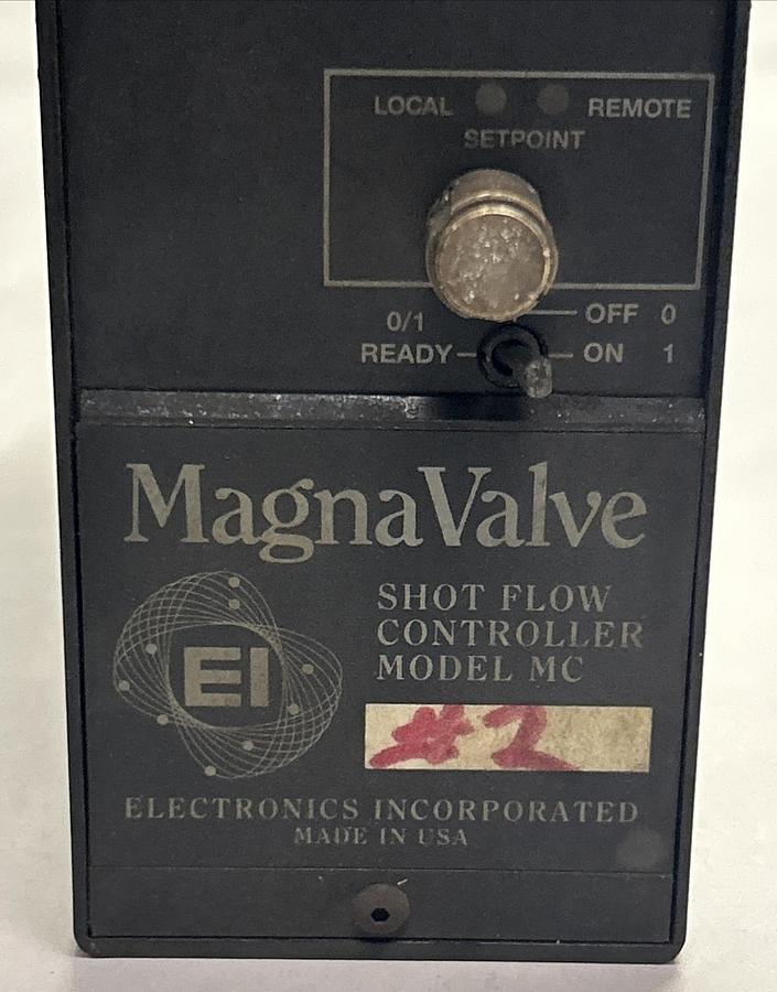 Used ELECTRONICS INC,MC,SHOT FLOW CONTROLLER