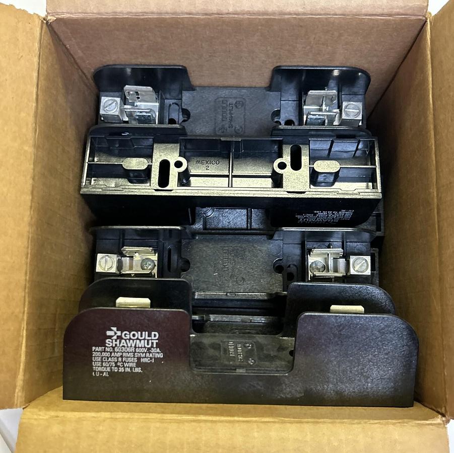 GOULD SHAWMUT,60306R,FUSE BLOCK HOLDER 30A 600V LOT OF 13 NOS