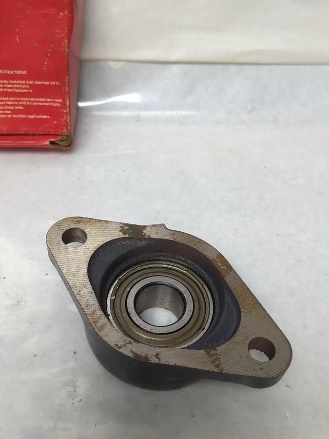 FAFNIR,VCJT 7/8,FLANGED BEARING 7/8 INCH BORE MISSING COLLAR NOS