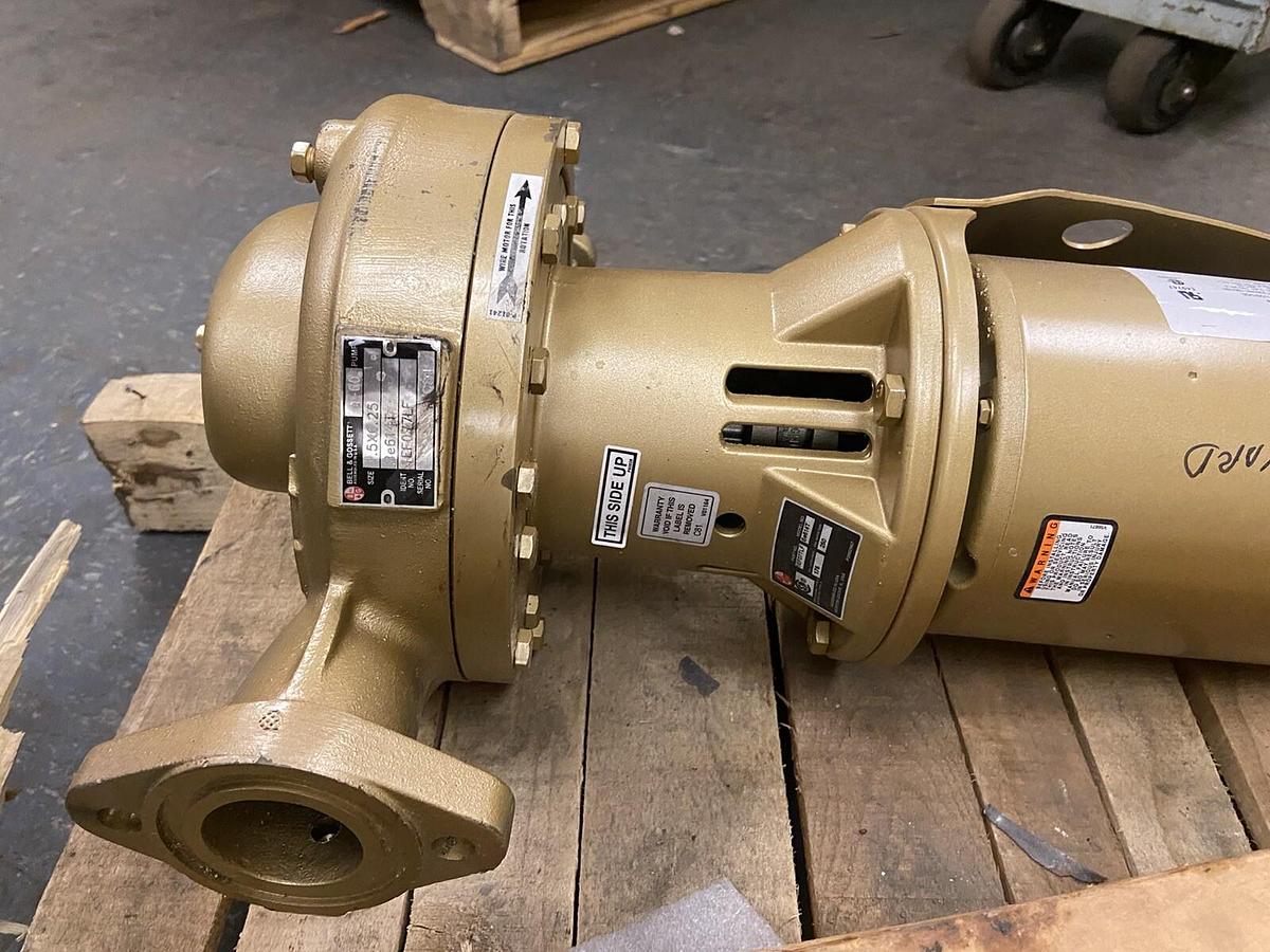 Bell & Gossett,e-60 1E077LF,Circulation Pump  Size 1.5x6.25 1.75Hp 230/460V