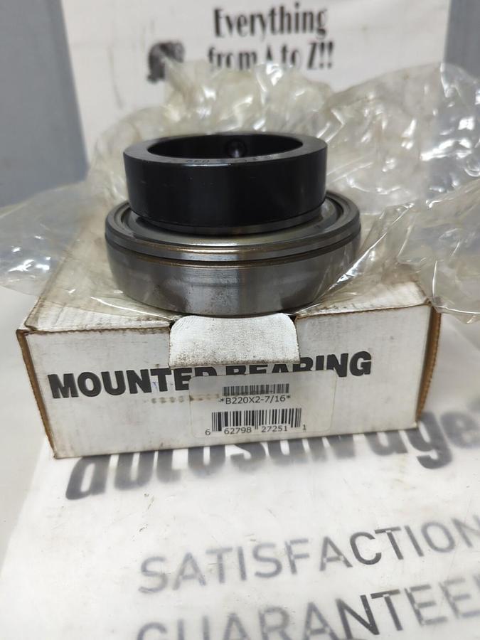 HUB CITY,B220X2-7/16,BALL INSERT BEARING 2-7/16 INCH BORE NOS