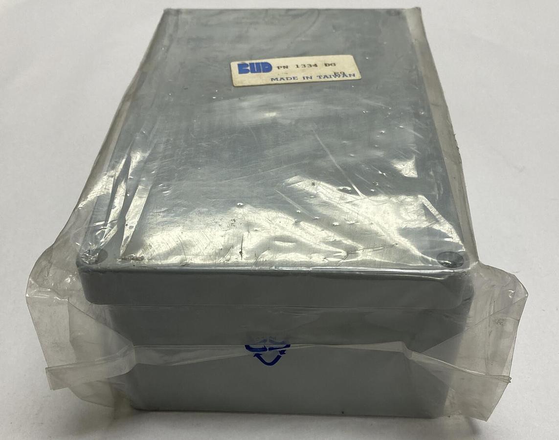 Used BUD INDUSTRIES,PN-1334-DG,ENCLOSURE JUNCTION BOX NOS