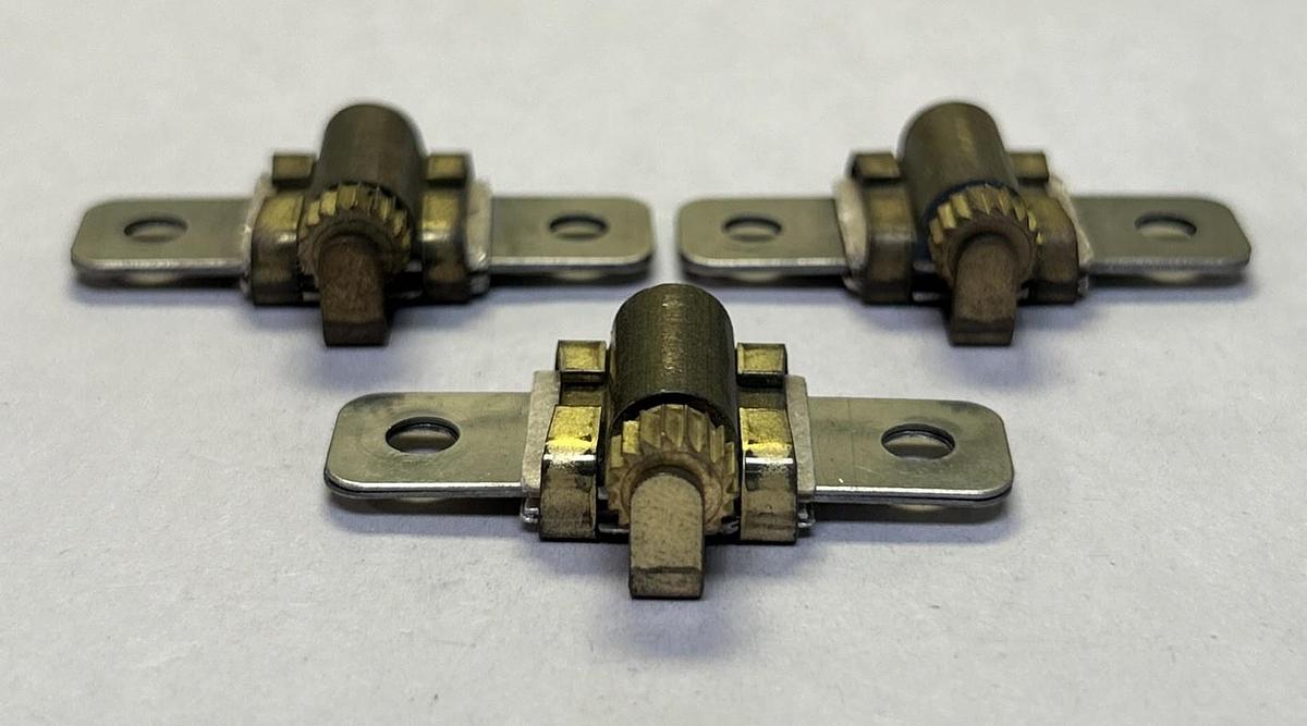Used SQUARE D,B25,THERMAL OVERLOAD HEATER ELEMENT LOT OF 3