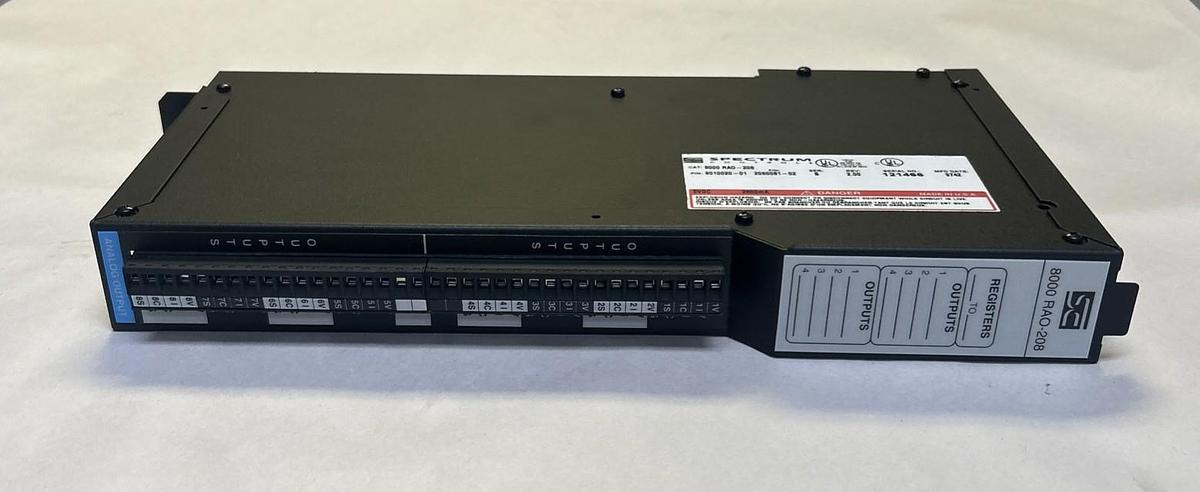 Used SPECTRUM CONTROLS,8000-RAO-208,OUTPUT MODULE