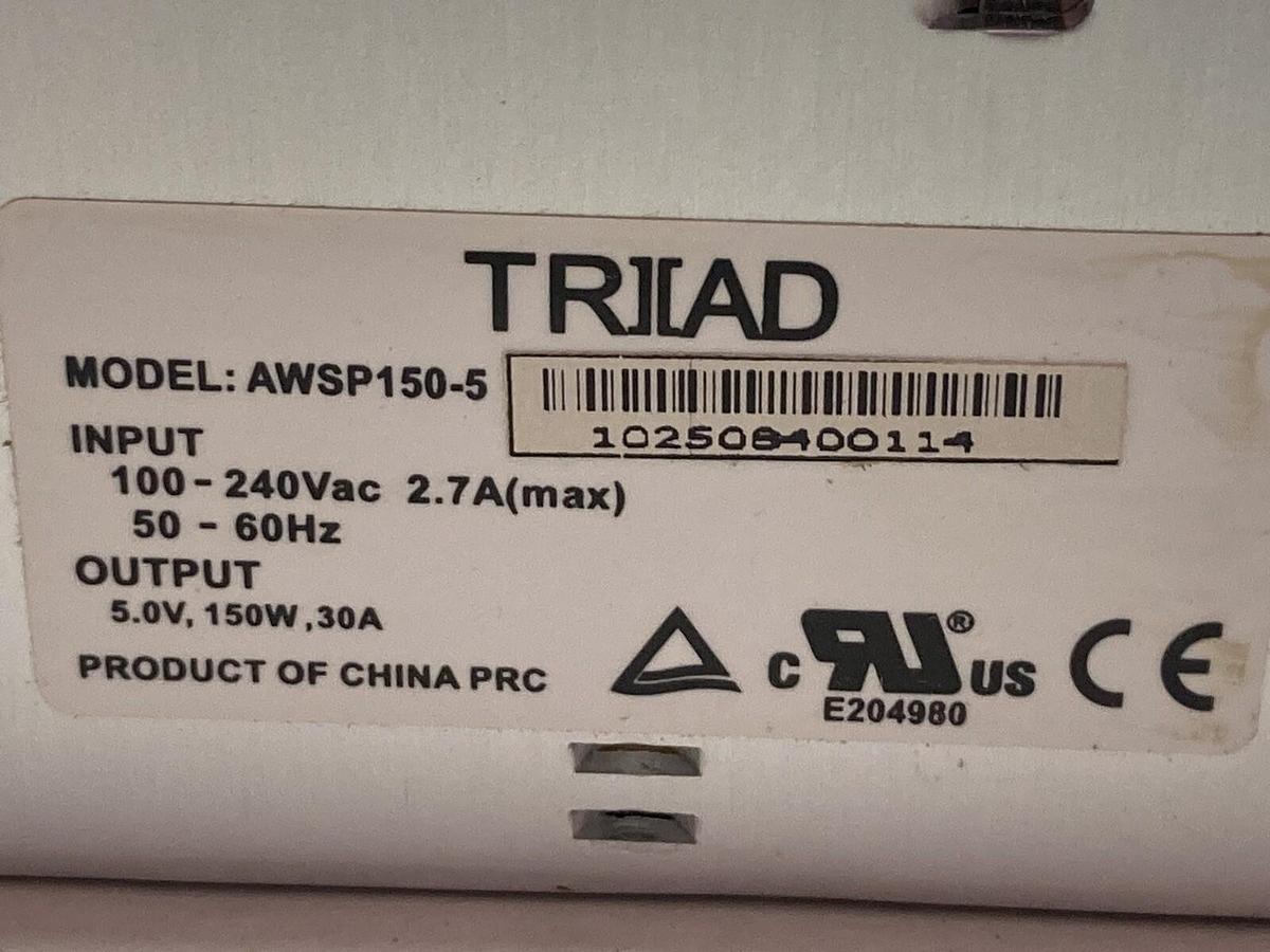 Triad,AWSP150-5,AC-DC Converter 100-240Vac 50-60Hz 2/7A