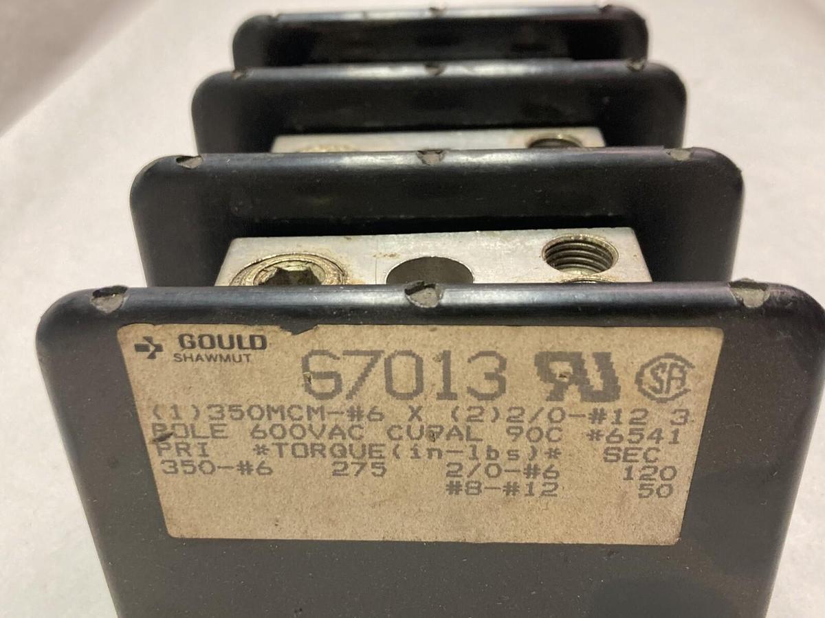 Used Gould,67013,3-Pole Fuseholder 600VAC 90C