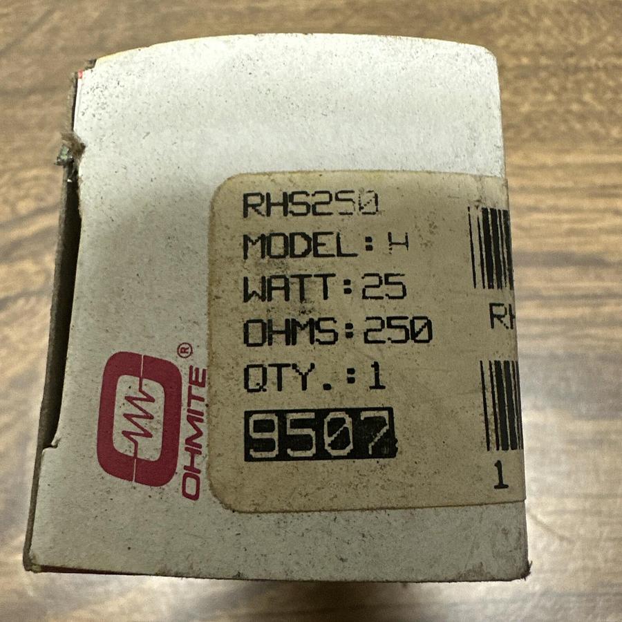 Used Ohmite,RHS250,Rheostat