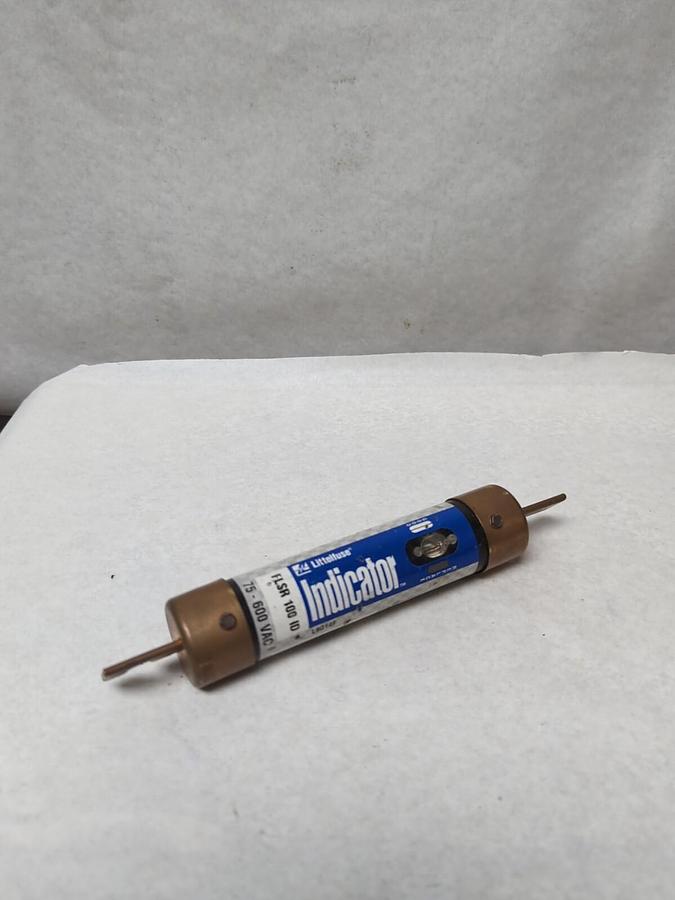 Used LITTELFUSE,FLSR-100ID,INDICATOR 100 AMP FUSE PRE-OWNED