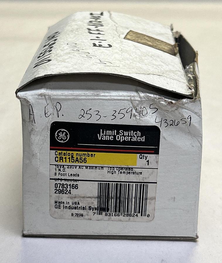 GENERAL ELECTRIC,CR115A56,VANE OPERATED LIMIT SWITCH NOS