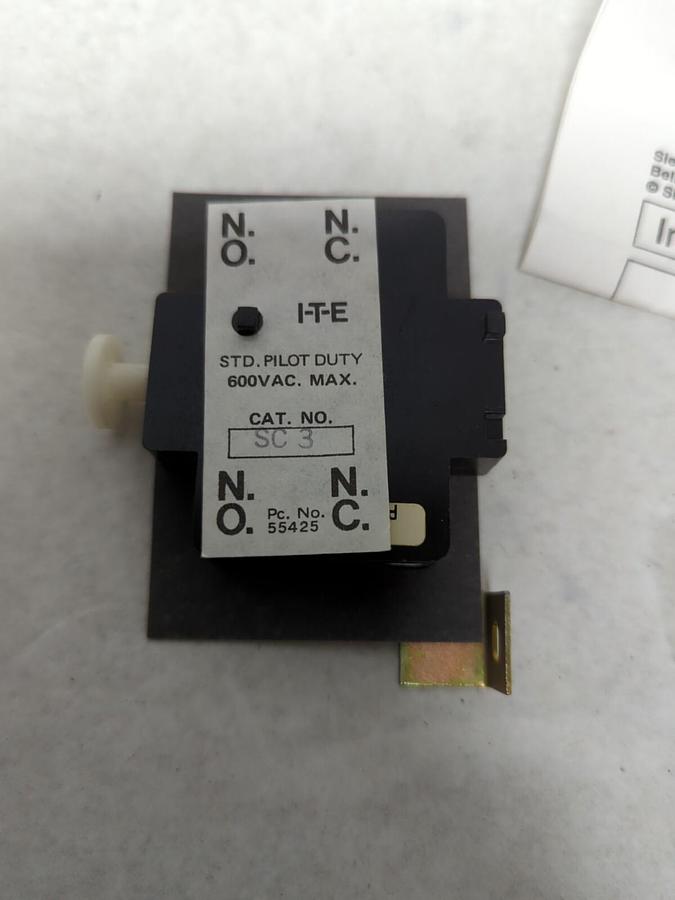 SIEMENS ITT,SC3,AUXILARY CONTACT SAFETY SWITCH NOS