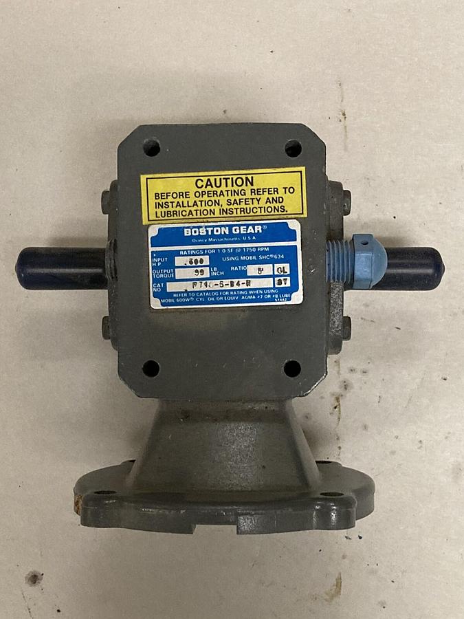 Boston Gear,F710-5-B4-H,Speed Reducer Ratio 5 0.30HP