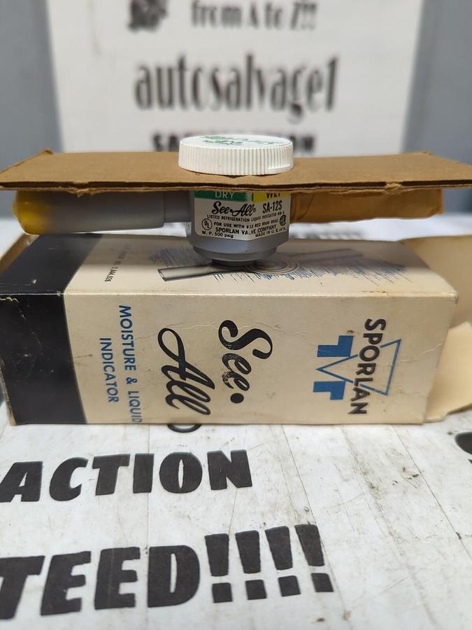 SPORLAN,SA-12S,MOISTURE & LIQUID INDICATOR 1/4 INCH OD NOS