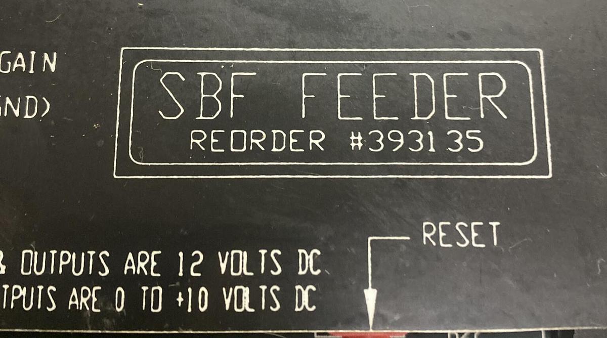 Used DOBOY,393135 SBF,FEEDER MODULE