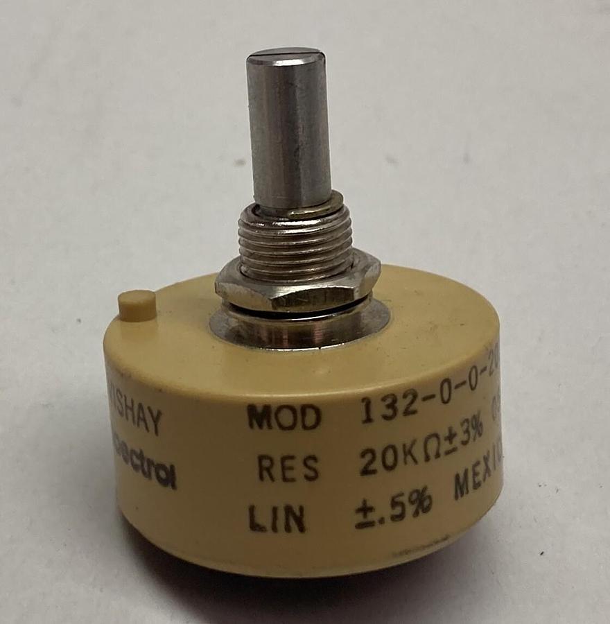 Used Vishay,132-0-0-203,Precision Potentiometer