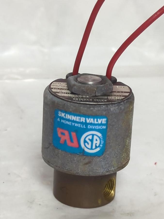 Used SKINNER,C2DA1062,SOLENOID VALVE 120/60 110/50 PRE-OWNED