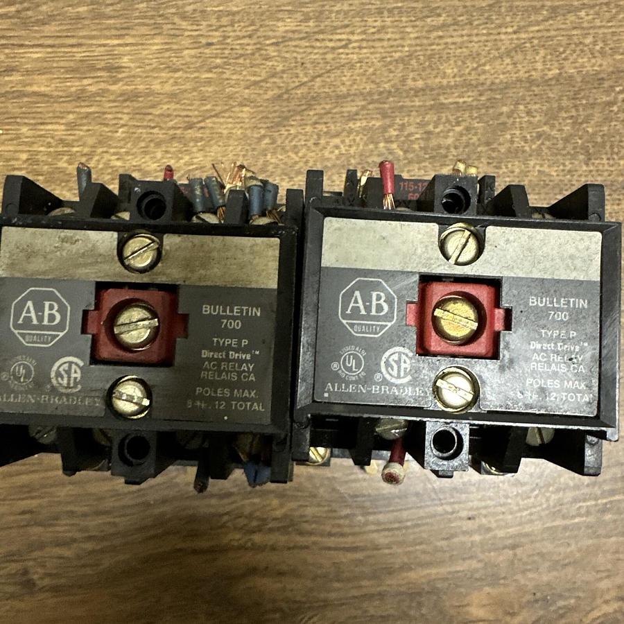 Used Allen Bradley,700-P400A1,Series B Control Relay LOT of 2