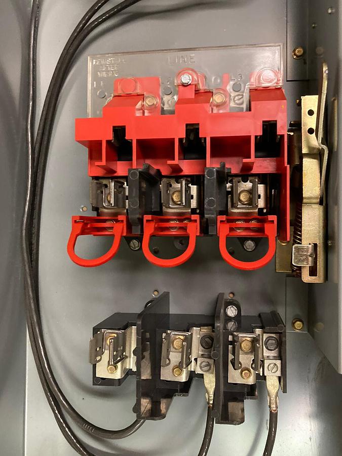 Used Westinghouse,XFK361,3-Pole Double Throw Disconnect Switch 600V 30 Amp