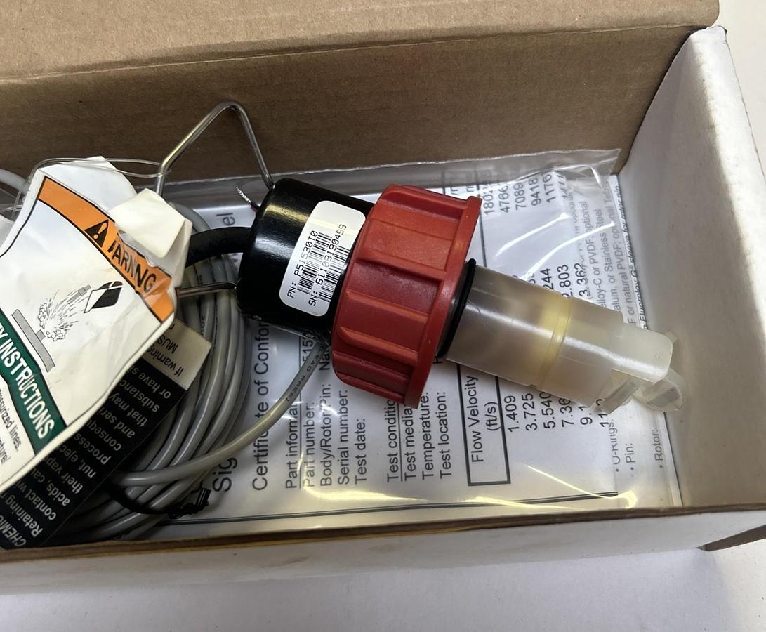 GEORG FISCHER SIGNET,P51530T0,ROTO-X FLOW SENSOR NOS