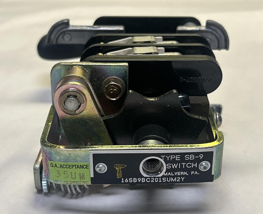 Used GE,16SB9BC201SUM2Y,ROTARY CAM SWITCH