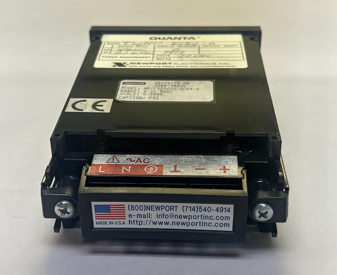 Used NEWPORT ELECTRONICS,FDQ9000-BCR4-0,DIGITAL PANEL METER