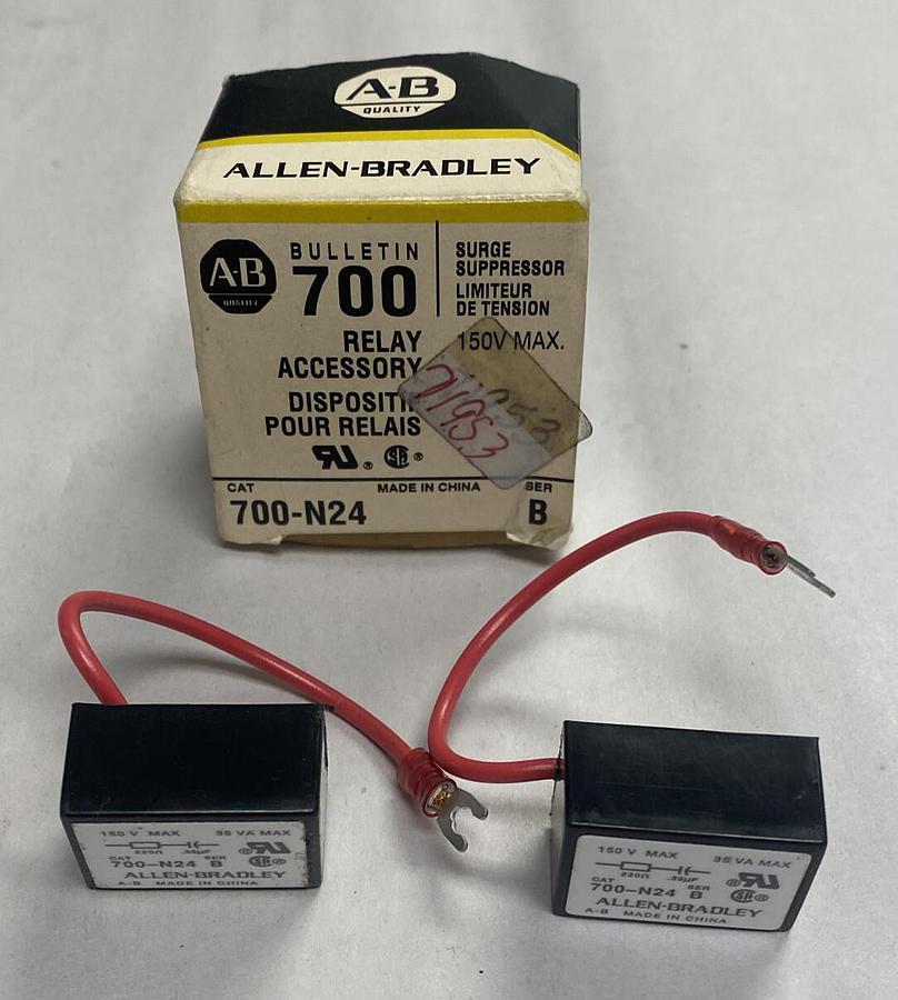 Allen Bradley,700-N24,Series B Surge Suppressor Lot Of 2