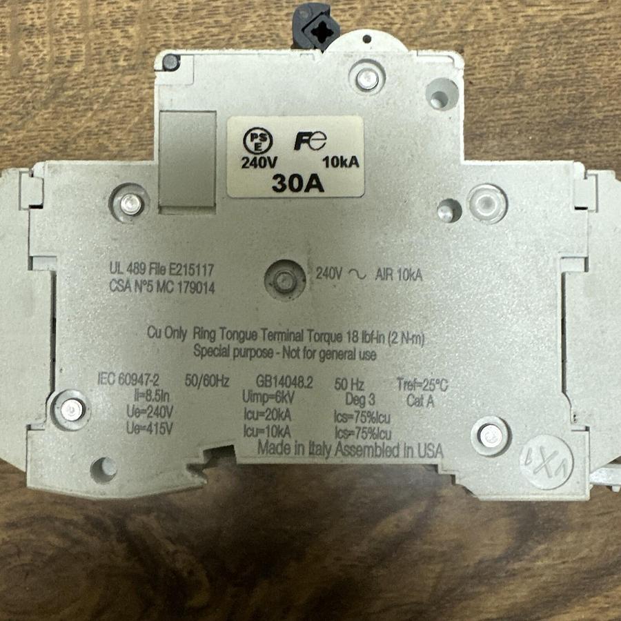 Used Schneider Multi 9,C60 30A,Circuit Breaker