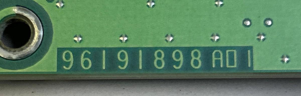 Used ALLEN BRADLEY,96191898A01,CIRCUIT BOARD FOR A 12 SLOT CHASSIS