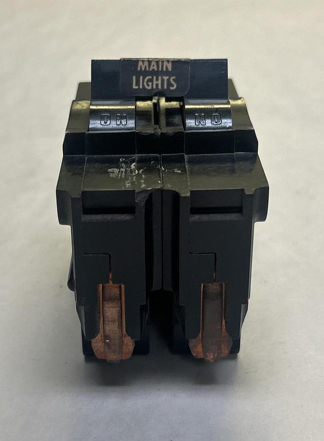 Used FEDERAL PACIFIC,NA250NI,CIRCUIT BREAKER 50A 120/240V 2P