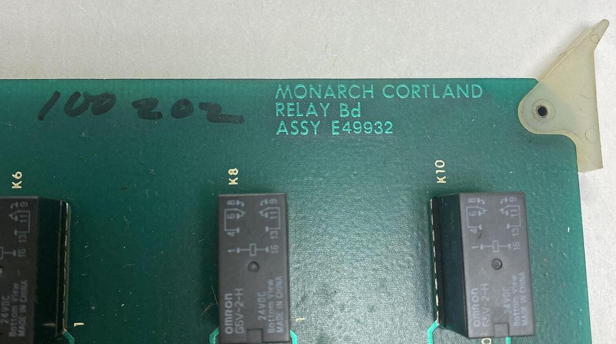 Used Monarch,E49932,Relay Board