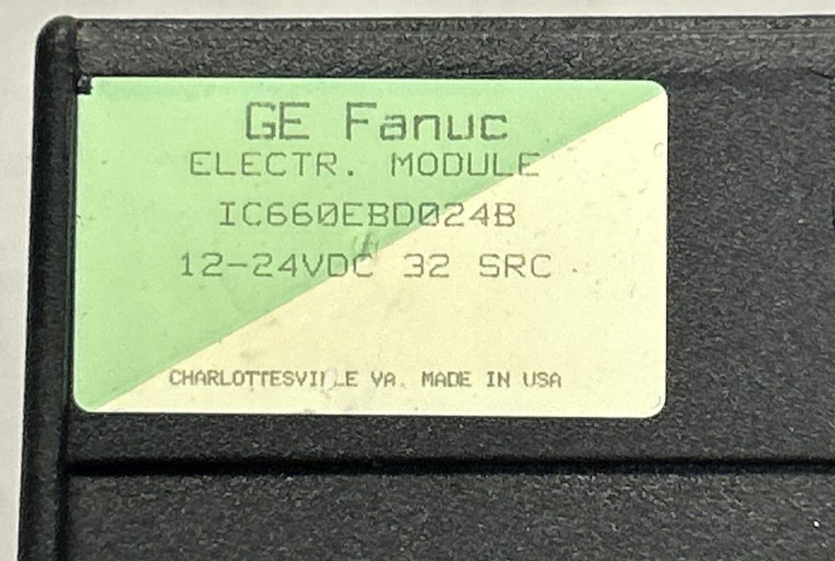 Used GE FANUC,IC660EBD024W,GENIUS BLOCK ELECTRONIC MODULE
