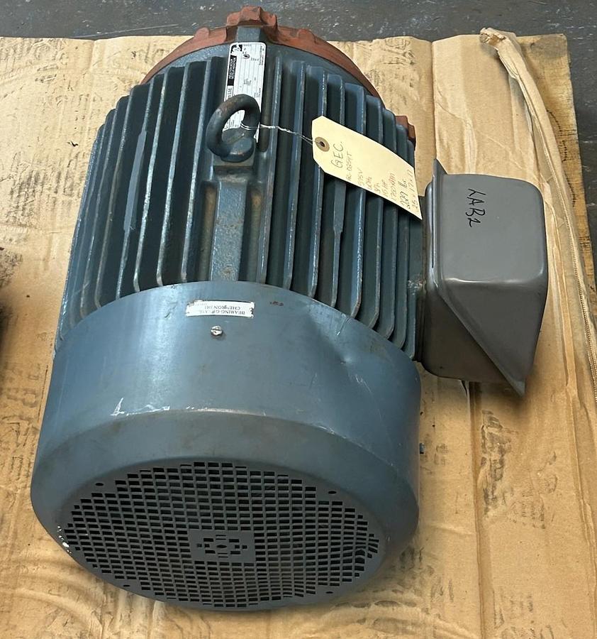 Used GEC SMALL MACHINES,D254T,MOTOR 15HP 575V 1750RPM 3PH D254T FRAME