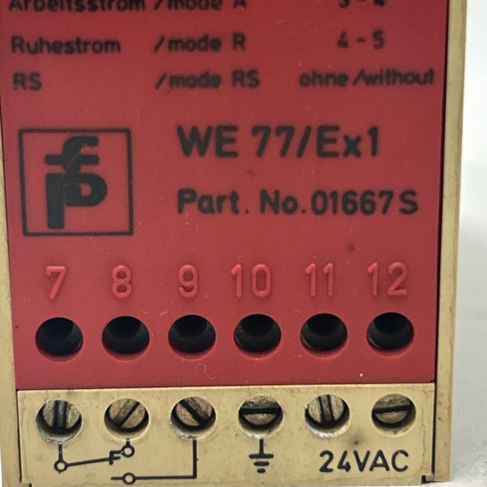 Used PEPPERL FUCHS,01667S,SWITCH AMPLIFIER RELAY