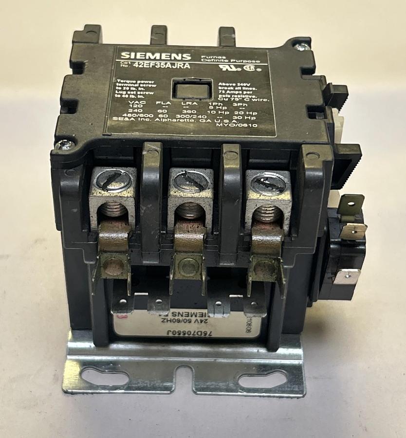 Used SIEMENS,42EF35AJRA,DEFINITE PURPOSE CONTACTOR